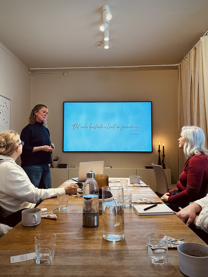 klimakteriet Maria Stenström föreläser på Snällfabriken